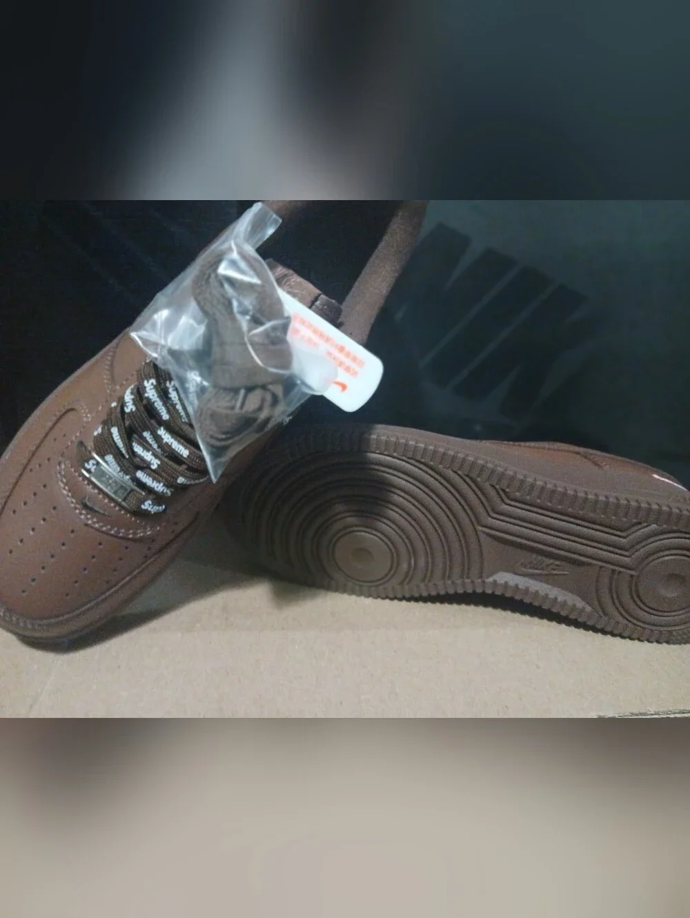 Supreme x Nike Air Force 1 Low Brown